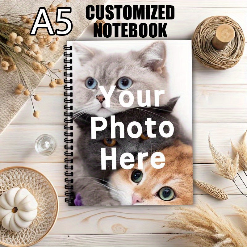Custom Photo Book - Quaderno A5 Personalizzato con Foto 1/2,