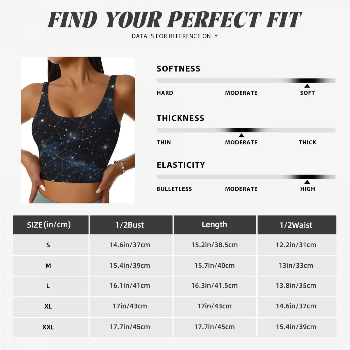 Top Sportivo da Donna Personal - Custom Night Sky recensione e prezzo