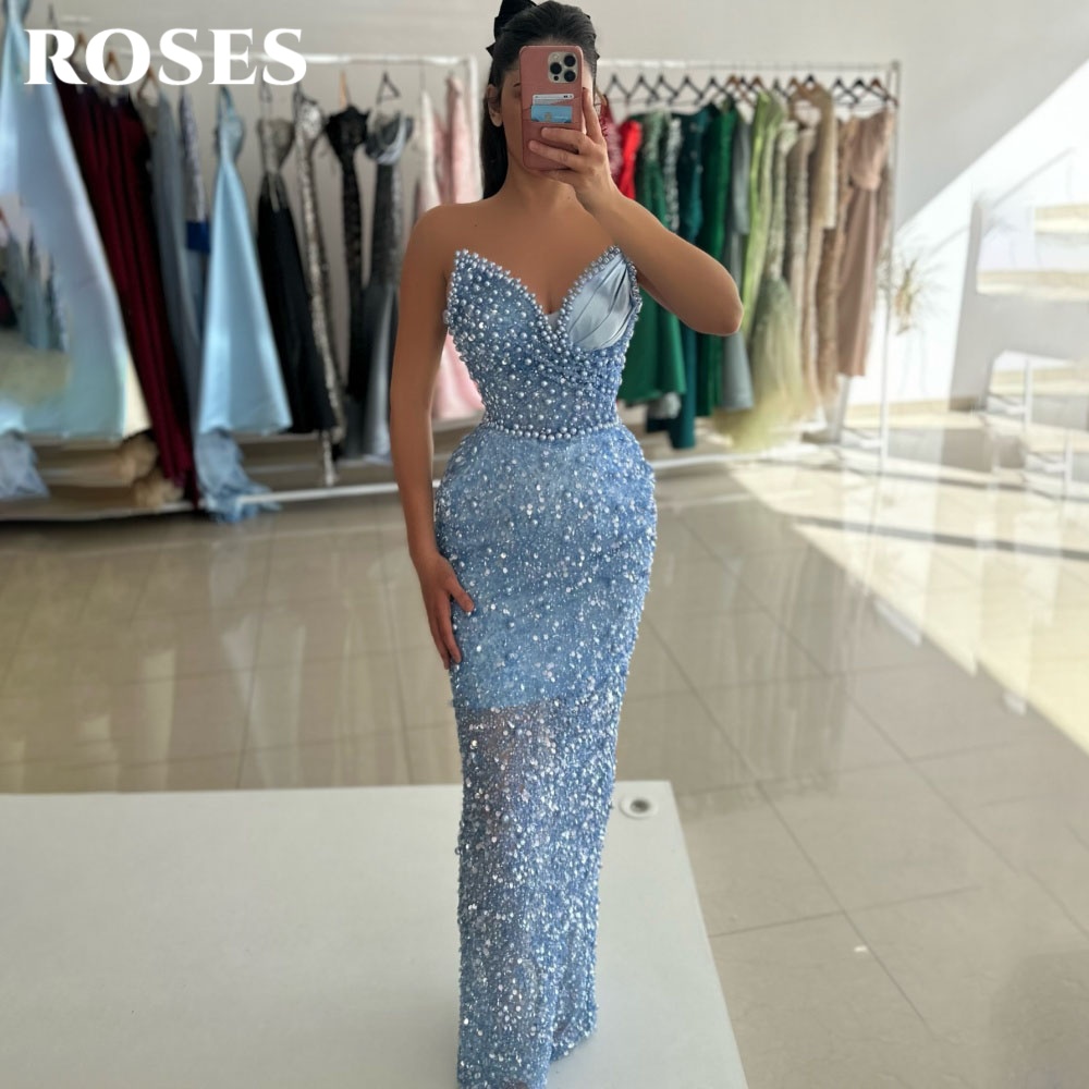ROSES Abito da Sera Blu Cielo  - Custom Night Sky recensione e prezzo